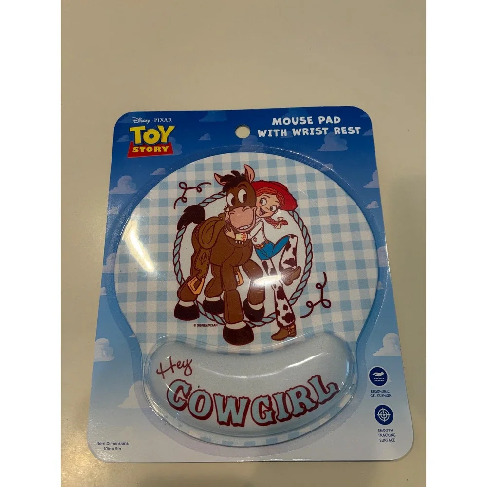 Disney Toy Story Jessie & Bullseye Mouse Pad with Gel Wrist Rest CultureFly NEW